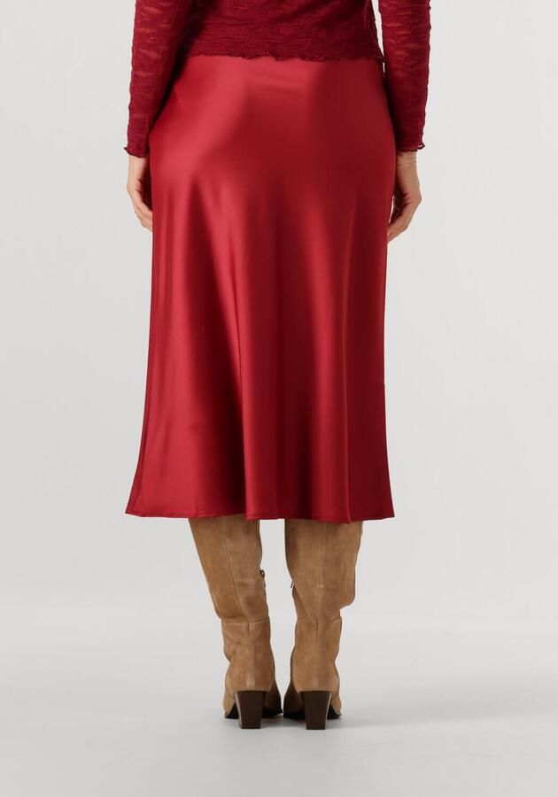 Y.A.S. Dames Rokken Yaspella Hw Midi Skirt S. Rood