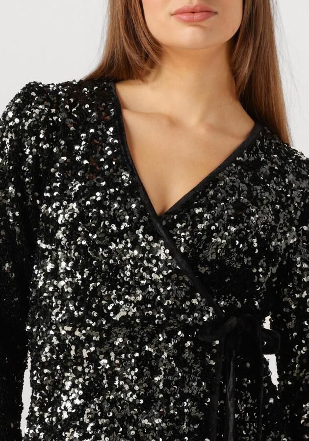 Y.A.S. Dames Tops & T-shirts Yaselle Ls Wrap Top Groen