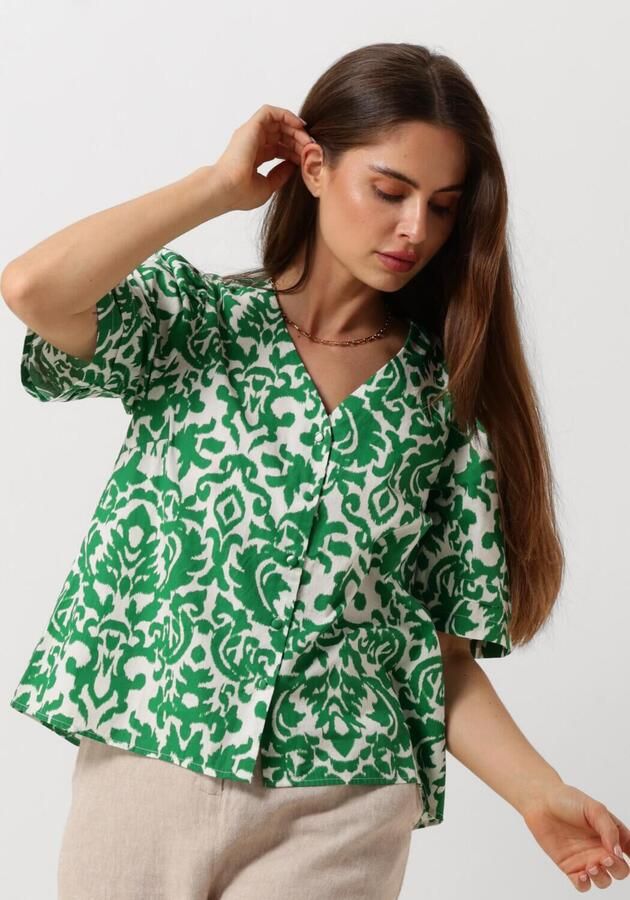 Y.A.S. Dames Tops & T-shirts Yasgreena 2 4 Shirt Groen - Foto 4