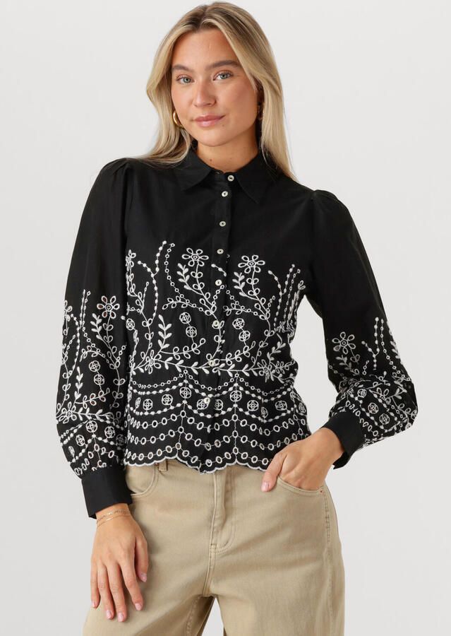 Y.A.S. Dames Tops & T-shirts Yasluma Ls Shirt S. Zwart - Foto 4