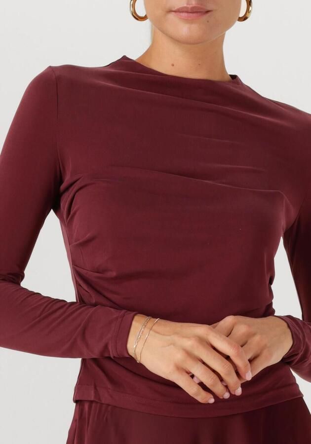 Y.A.S. Dames Tops & T-shirts Yaslysa Ls Top Noos Bordeaux - Foto 2