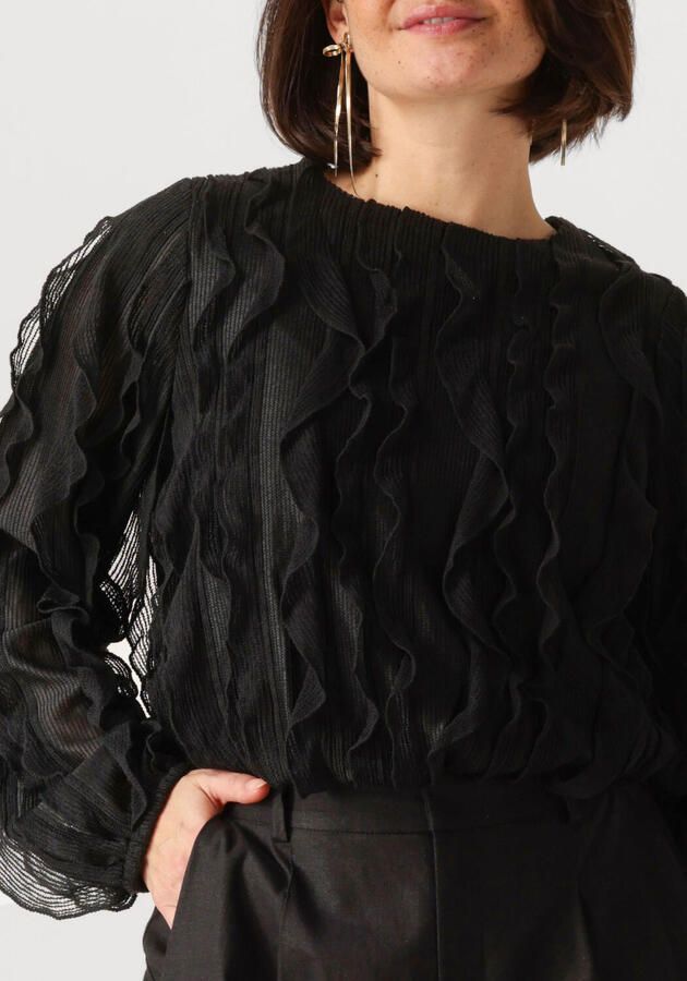 Y.A.S. Dames Tops & T-shirts Yasmezuna Ls Top Zwart - Foto 2