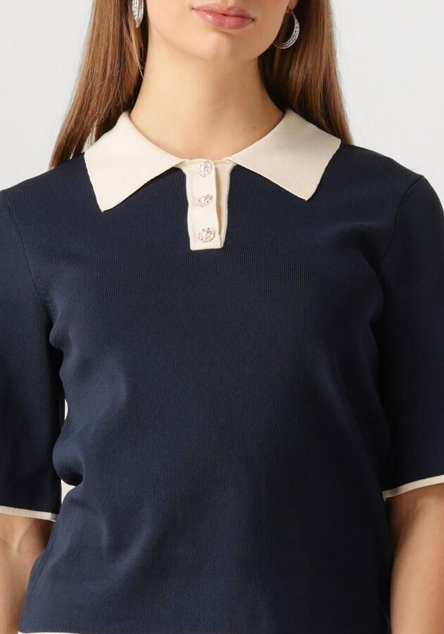Y.A.S. Dames Tops & T-shirts Yasmille Ss Knit Pullover Donkerblauw - Foto 2
