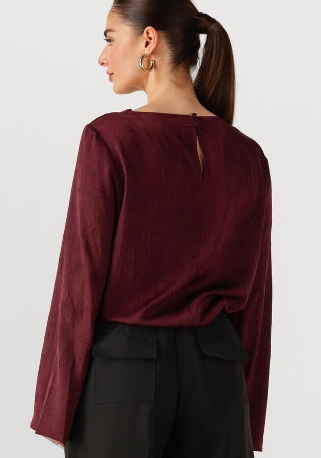 Y.A.S. Dames Tops & T-shirts Yasnimbo Ls Top Bordeaux - Foto 2