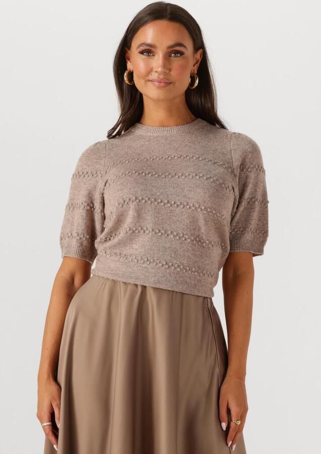Y.A.S. Dames Tops & T-shirts Yasnimo Ss Knit Pullover Zand - Foto 4