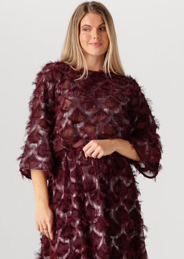 Y.A.S. Dames Tops & T-shirts Yaspazilla 3 4 Top Bordeaux - Foto 4