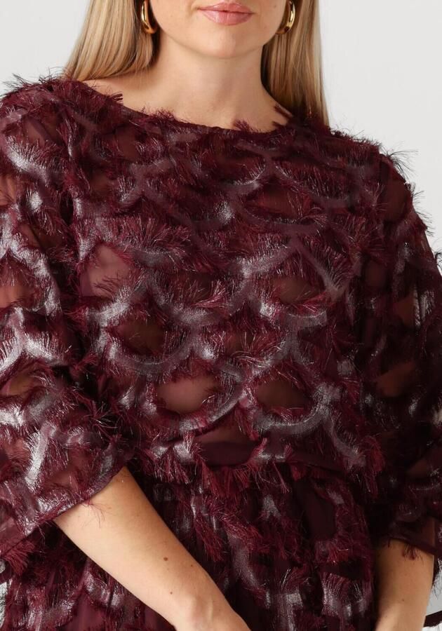 Y.A.S. Dames Tops & T-shirts Yaspazilla 3 4 Top Bordeaux - Foto 2