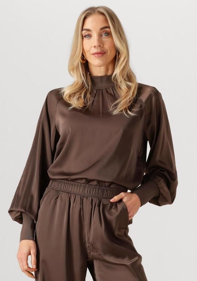 Y.A.S. Dames Tops & T-shirts Yaspelana Ls Top Bruin - Foto 4