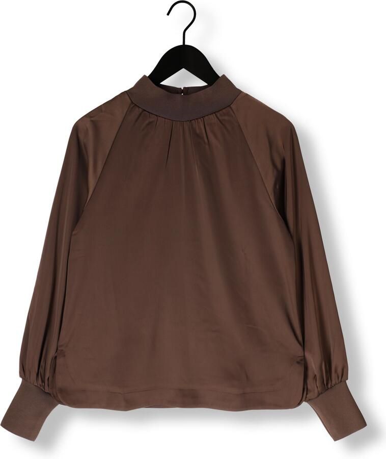 Y.A.S. Dames Tops & T-shirts Yaspelana Ls Top Bruin