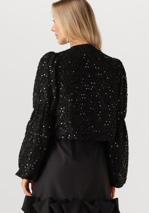 Y.A.S. Dames Tops & T-shirts Yasserala Ls Short Top Zwart