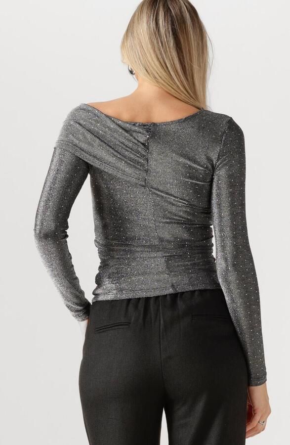 Y.A.S. Dames Tops & T-shirts Yasstarla Ls Off Shoulder Top Zilver - Foto 3