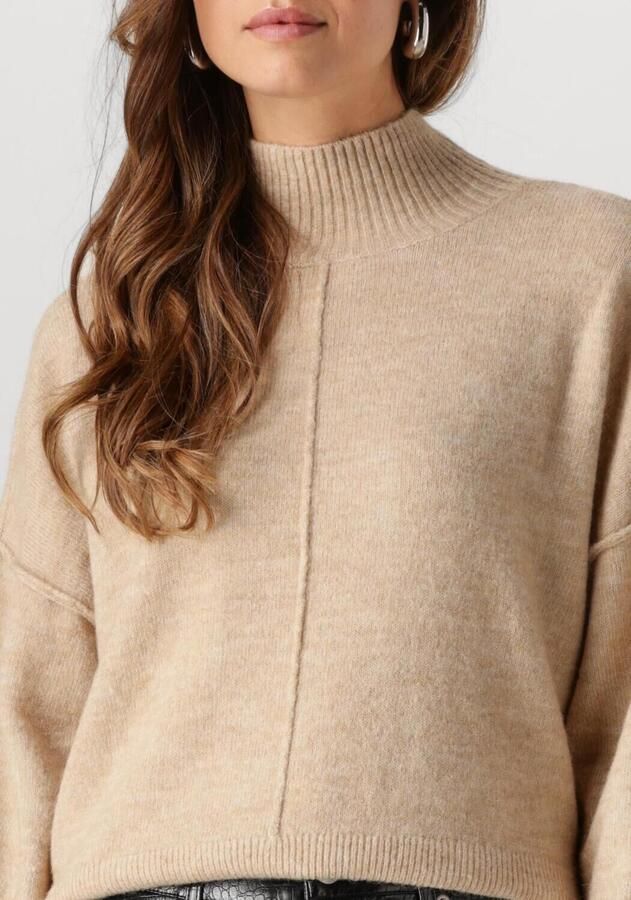 Y.A.S. Dames Truien & Vesten Yasbalis Ls High Neck Knit Beige - Foto 2