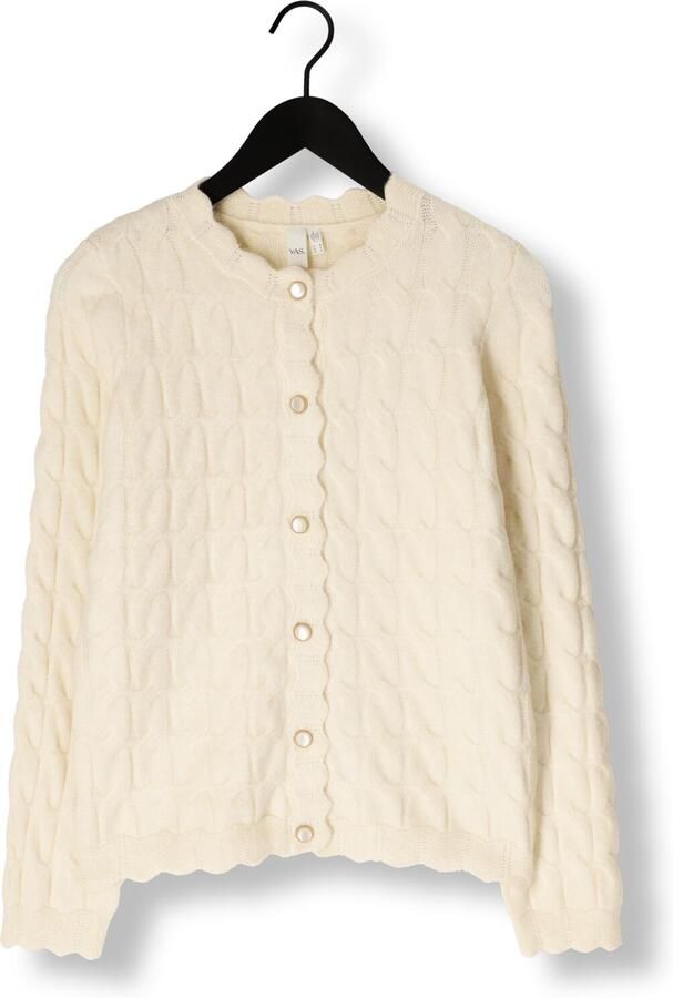 Y.A.S. Dames Truien & Vesten Yasbubera Ls Knit Cardigan Ecru - Foto 3