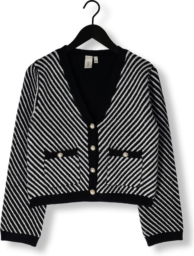 Y.A.S. Dames Truien & Vesten Yascharla Ls Sequin Knit Cardigan Zwart