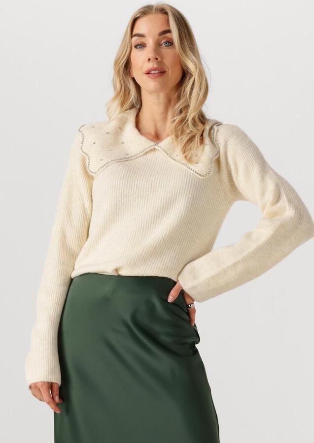 Y.A.S. Dames Truien & Vesten Yascharma Ls Knit Pullover S. Creme - Foto 4