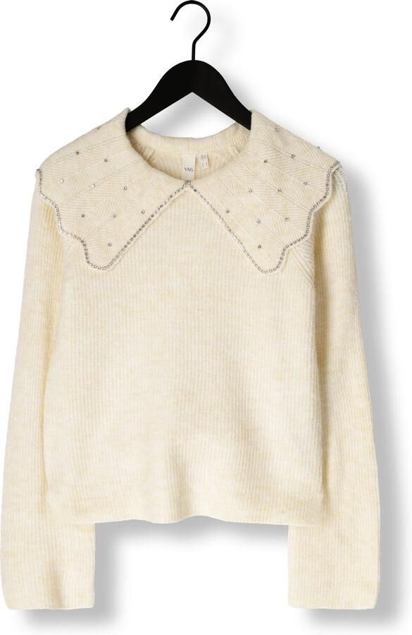 Y.A.S. Dames Truien & Vesten Yascharma Ls Knit Pullover S. Creme - Foto 3
