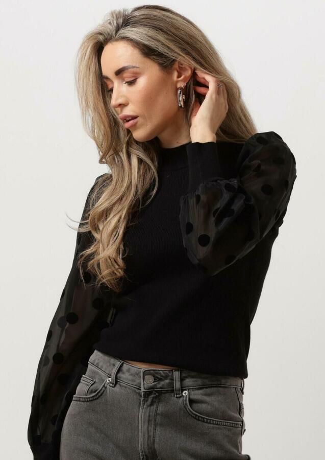 Y.A.S. Dames Truien & Vesten Yasdotme Ls Knit Pullover Zwart - Foto 4