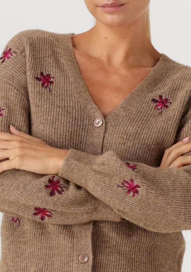 Y.A.S. Dames Truien & Vesten Yasfleur Ls Knit Cardigan Camel - Foto 2