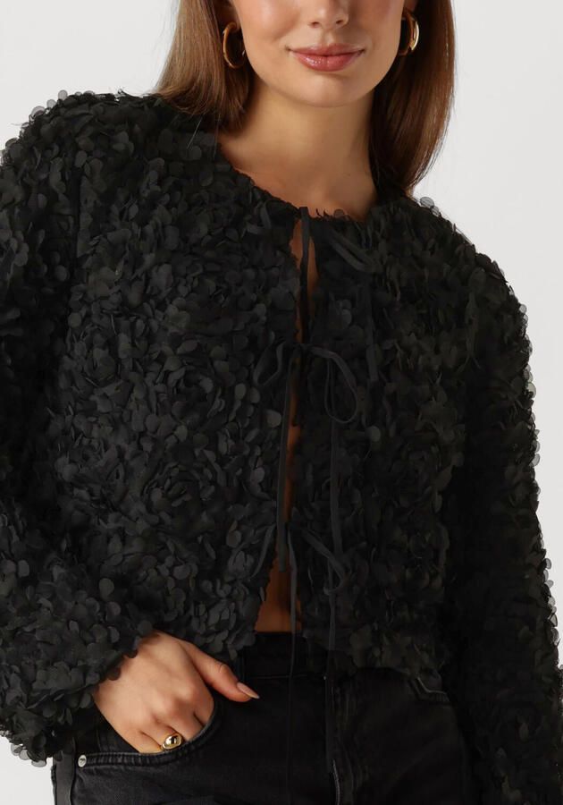 Y.A.S. Dames Truien & Vesten Yasflowi Ls Jacket Zwart - Foto 2