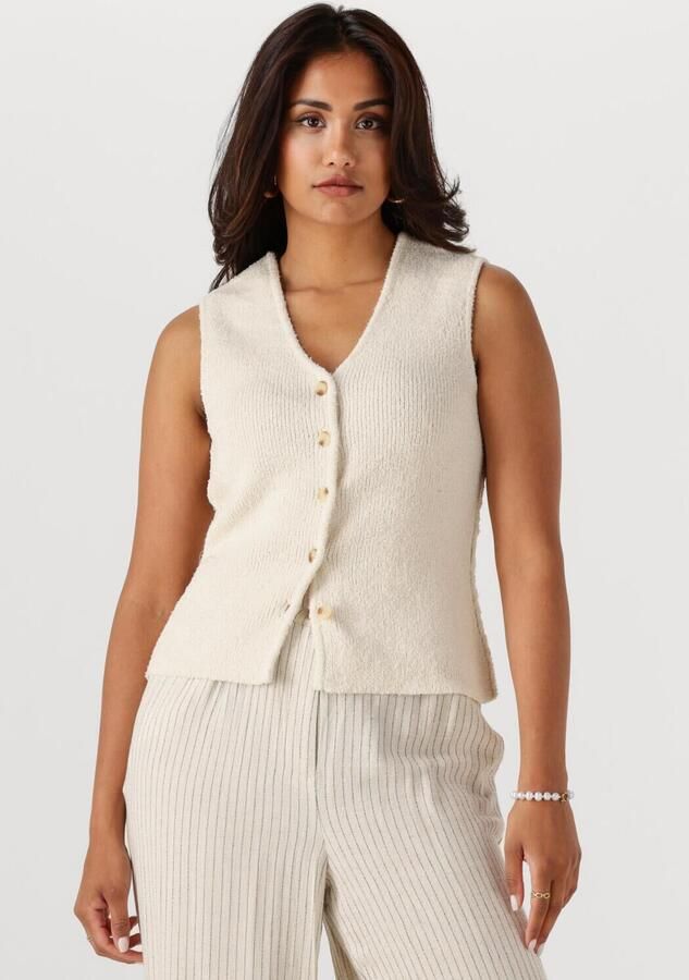 Y.A.S. Dames Truien & Vesten Yasgally Knit Vest Zand - Foto 4
