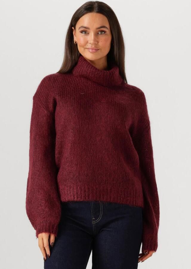 Y.A.S. Dames Truien & Vesten Yaslambi Ls Knit Rollneck Pullover Bordeaux - Foto 4