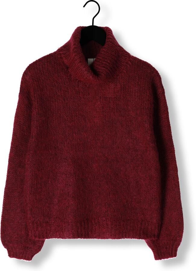 Y.A.S. Dames Truien & Vesten Yaslambi Ls Knit Rollneck Pullover Bordeaux