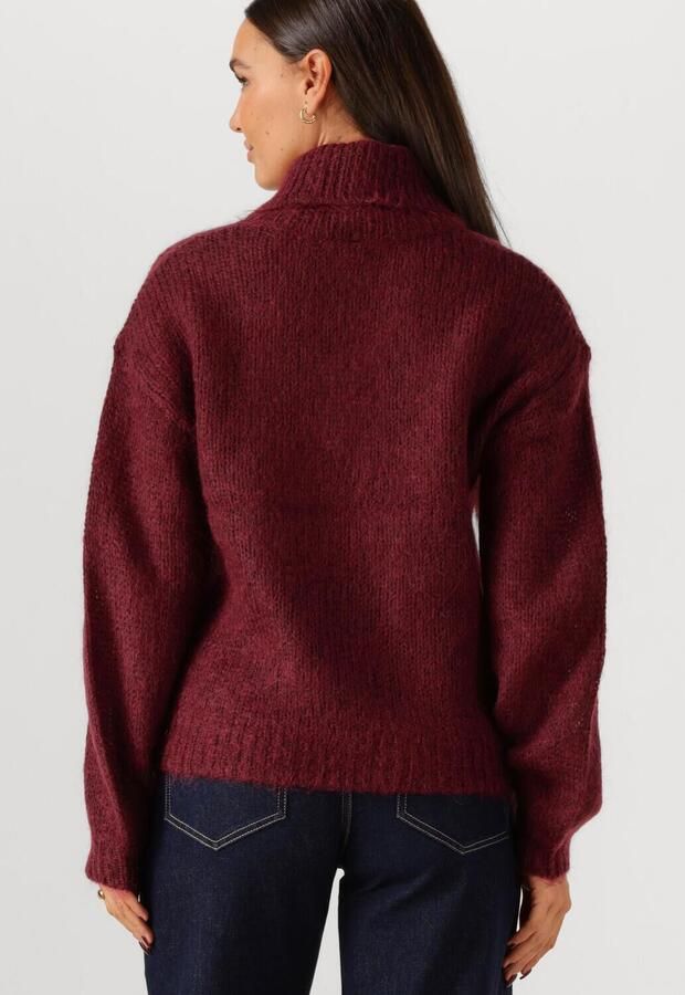 Y.A.S. Dames Truien & Vesten Yaslambi Ls Knit Rollneck Pullover Bordeaux - Foto 3