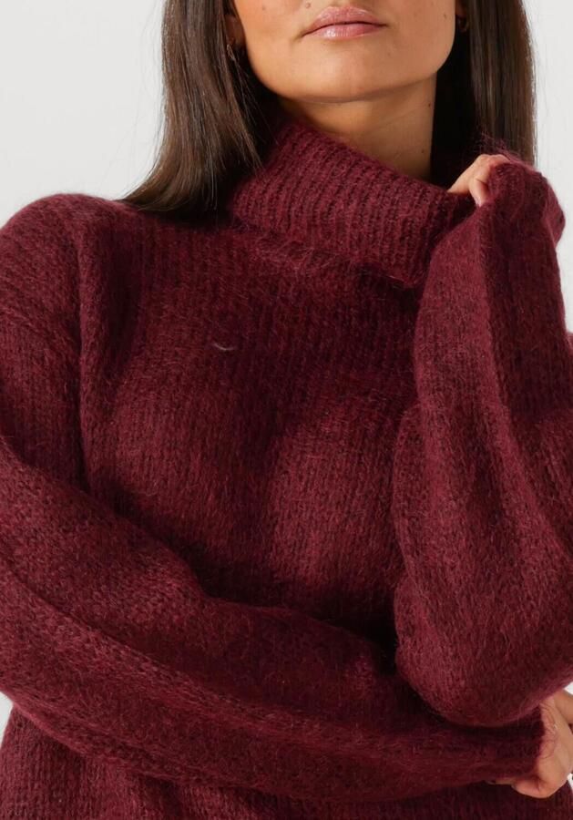 Y.A.S. Dames Truien & Vesten Yaslambi Ls Knit Rollneck Pullover Bordeaux - Foto 2