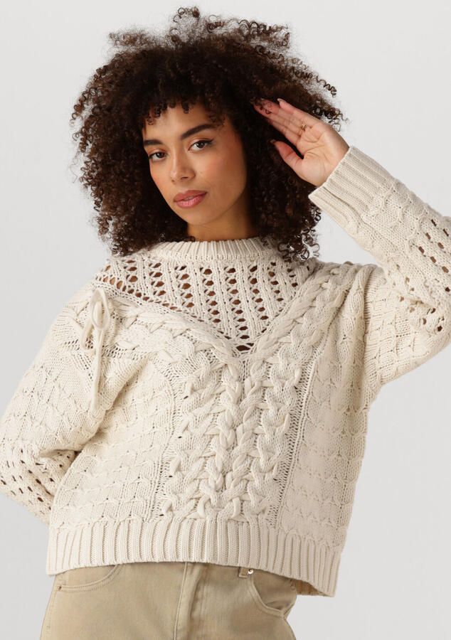 Y.A.S. Dames Truien & Vesten Yaslucci Ls Knit Pullover Creme - Foto 4