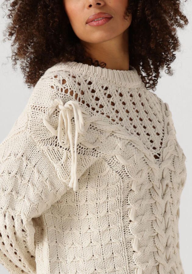 Y.A.S. Dames Truien & Vesten Yaslucci Ls Knit Pullover Creme