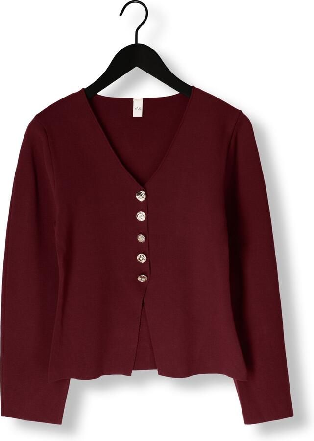 Y.A.S. Dames Truien & Vesten Yasmikkala Ls Knit Cardigan S. Bordeaux