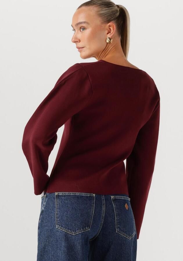 Y.A.S. Dames Truien & Vesten Yasmikkala Ls Knit Cardigan S. Bordeaux - Foto 2