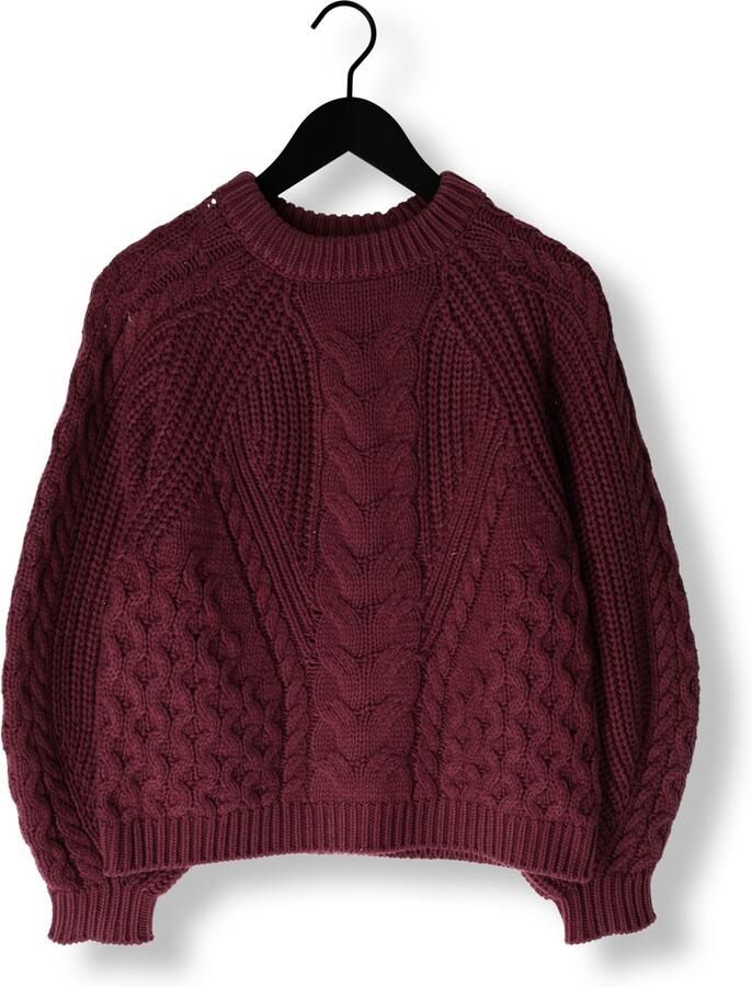 Y.A.S. Dames Truien & Vesten Yasnansa Ls Knit Pullover S. Bordeaux