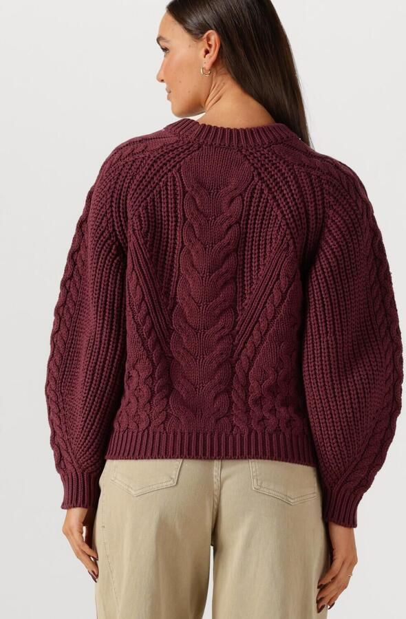Y.A.S. Dames Truien & Vesten Yasnansa Ls Knit Pullover S. Bordeaux - Foto 3