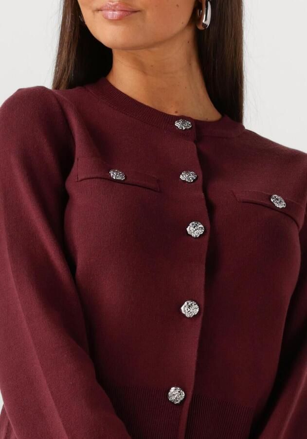 Y.A.S. Dames Truien & Vesten Yaspimi Ls Knit Cardigan S. Bordeaux - Foto 2