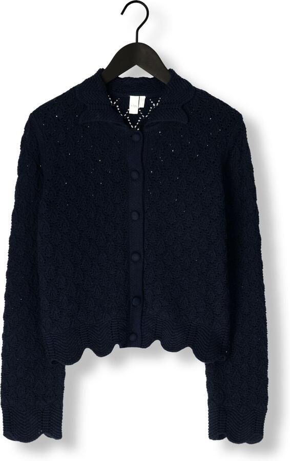 Y.A.S. Dames Truien & Vesten Yassava Ls Knit Cardigan Donkerblauw - Foto 3