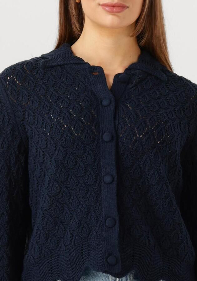 Y.A.S. Dames Truien & Vesten Yassava Ls Knit Cardigan Donkerblauw