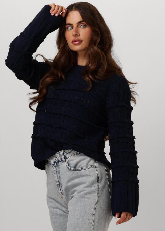 Y.A.S. Dames Truien & Vesten Yastimu Ls Knit Pullover Donkerblauw - Foto 4