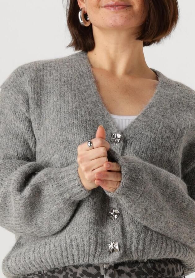Y.A.S. Dames Truien & Vesten Yasvigga Ls Knit Cardigan Grijs - Foto 2