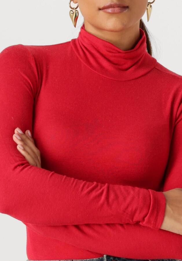 Y.A.S. Dames Truien & Vesten Yaswoola Ls High Neck Top Rood