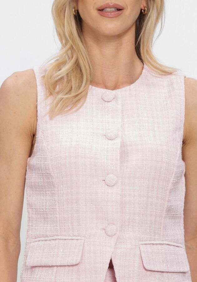 Y.A.S. YAS Dames Blazers Yasjose Boucle Waistcoat Roze - Foto 3