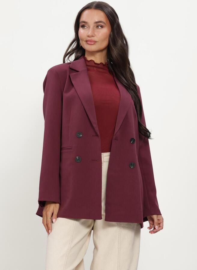 Y.A.S. YAS Dames Blazers Yaslikka Ls Oversized Blazer Bordeaux