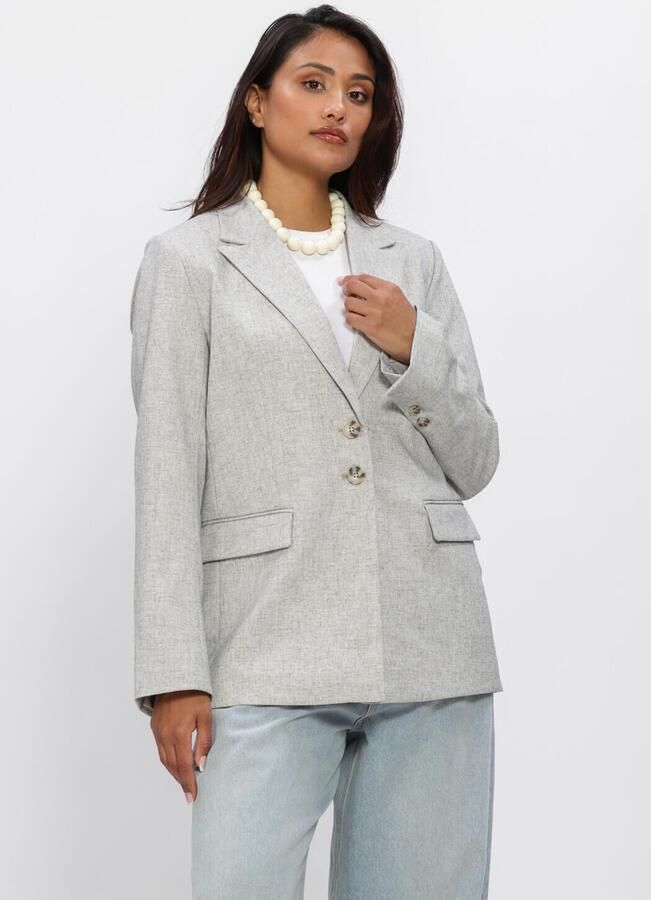 Y.A.S. YAS Dames Blazers Yasriu Ls Blazer Lichtgrijs