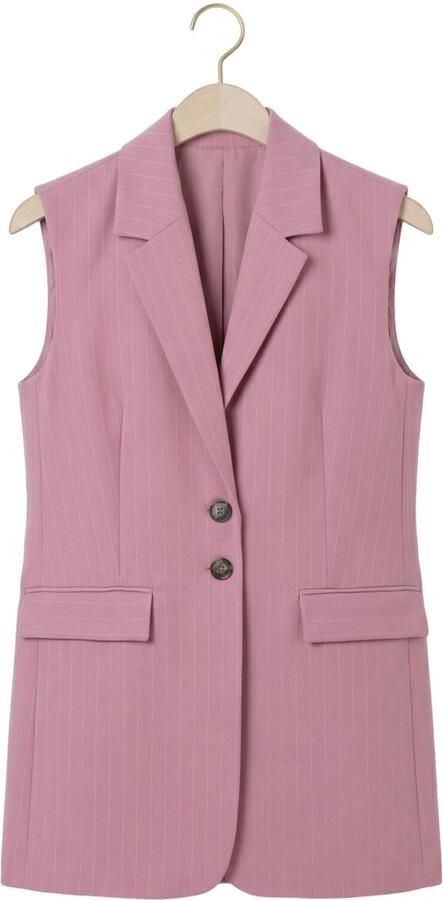 Y.A.S. YAS Dames Blazers Yastumla Sl Waistcoat Roze - Foto 4