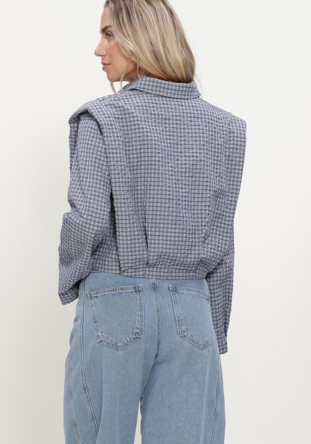 Y.A.S. YAS Dames Blouses Yasgilla Ls Shirt Story Blauw - Foto 3