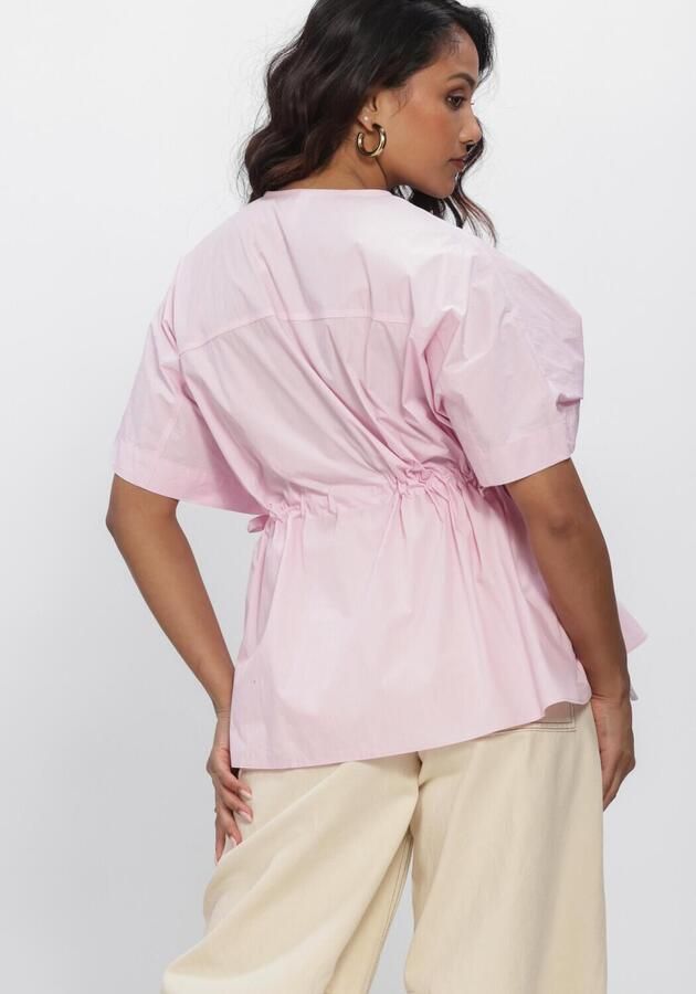 Y.A.S. YAS Dames Blouses Yaskatta Ss Shirt Lichtroze - Foto 3
