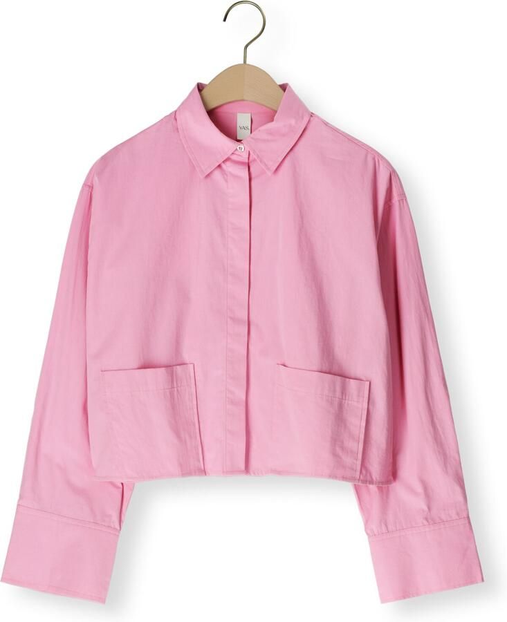 Y.A.S. YAS Dames Blouses Yaslee Ls Short Shirt Roze - Foto 2