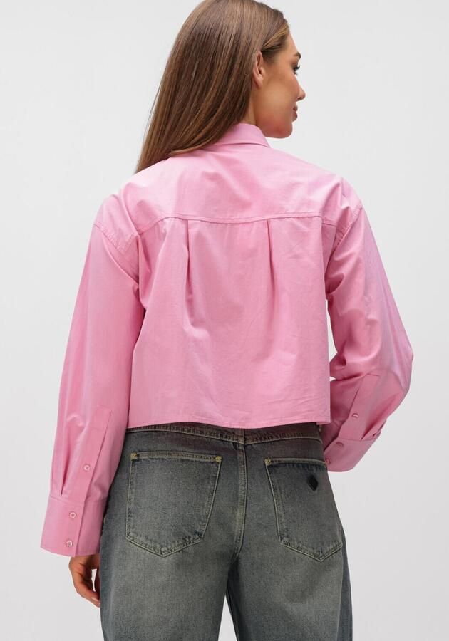 Y.A.S. YAS Dames Blouses Yaslee Ls Short Shirt Roze - Foto 3