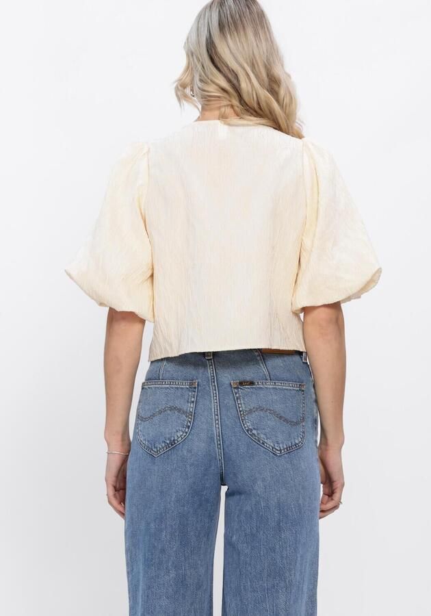 Y.A.S. YAS Dames Blouses Yasminu 2 4 Short Top Creme - Foto 3