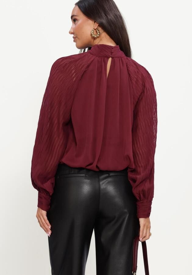 Y.A.S. YAS Dames Blouses Yasolera Ls Top S. Bordeaux - Foto 4